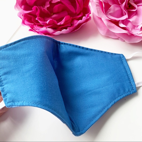 3/$25 Triple Layer Handmade Face Mask Polka dot - Picture 3 of 7